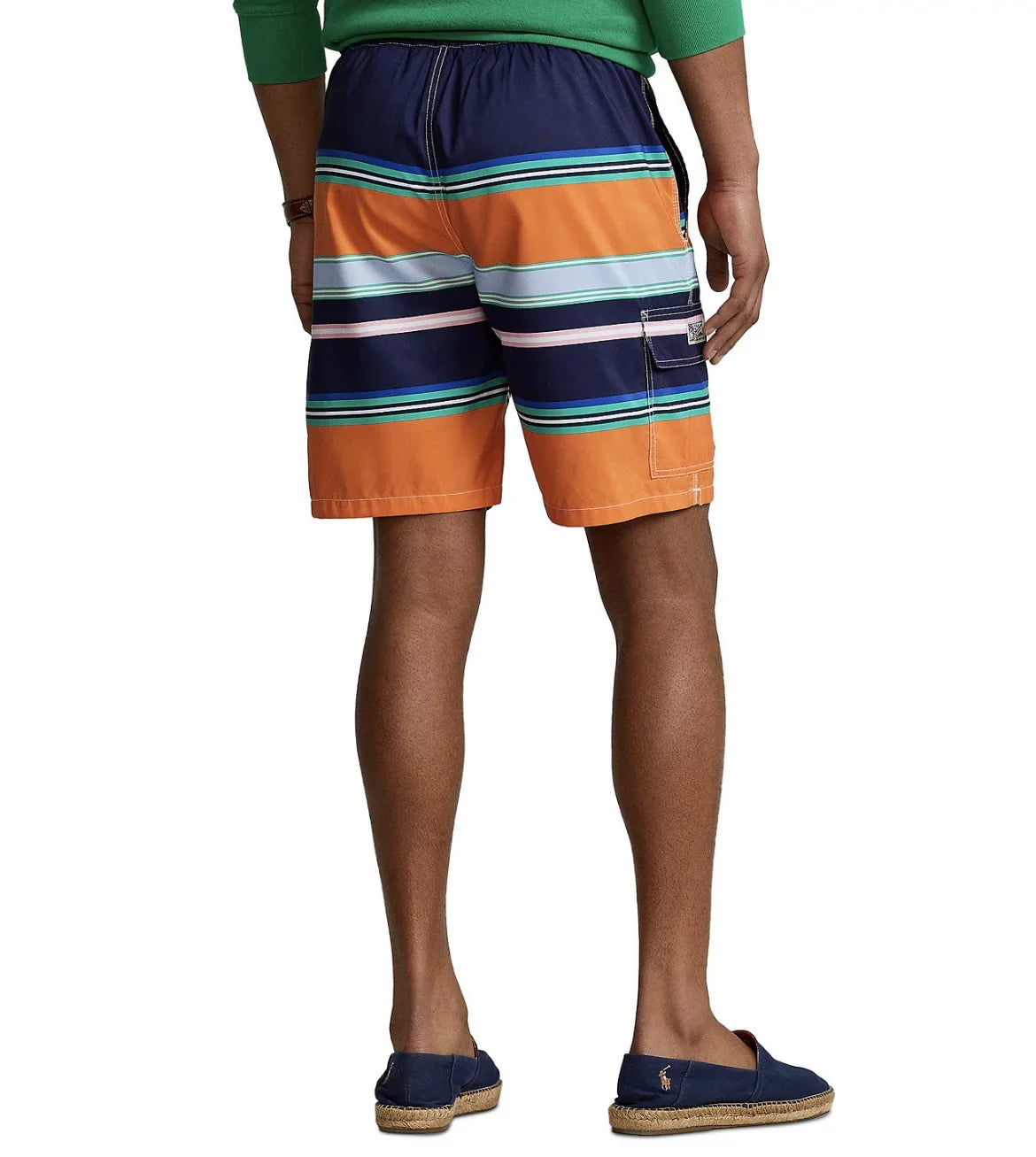 Small Fit Kailua Classic Men's Orange Trunks Polo Lauren Size Ralph Swim