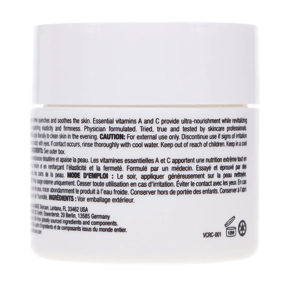 Hydrating oz Repair 2 Creme Skincare IMAGE Vital C