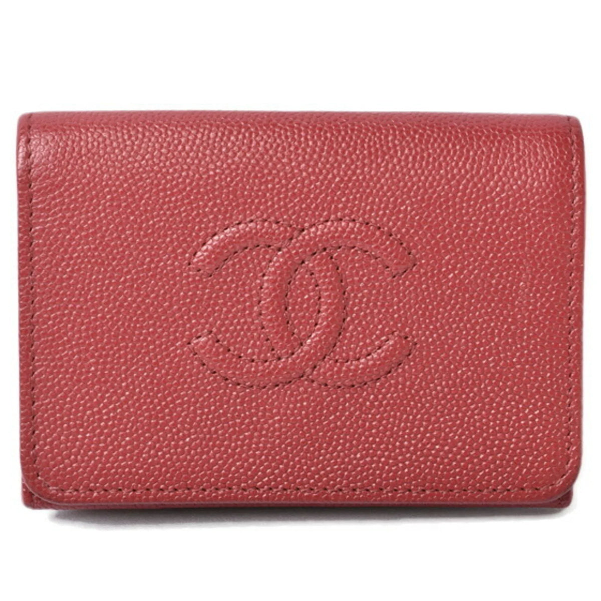 red skin Pre-Owned here (Like mark wallet caviar dark New)