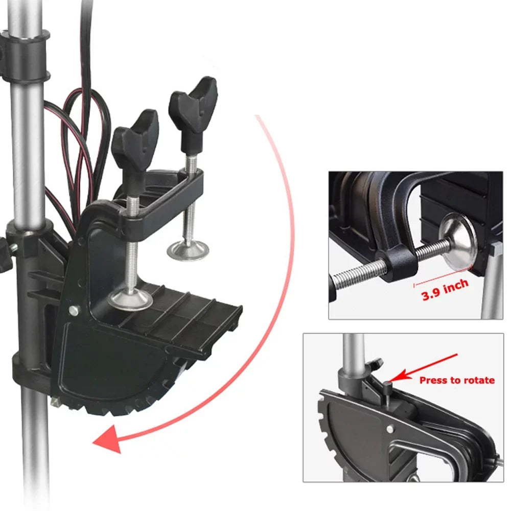 Saltwater Outboard Outboard Electric Motor Thrust Trolling Engine 24V PreAsion 240lbs Electric Motor