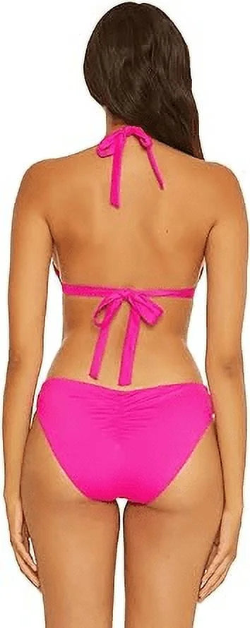 FLAMBE Rebecca Bikini Virtue US Large Halter Becca Top, Swim by PINK Santorini