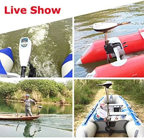 Saltwater Outboard Outboard Electric Motor Thrust Trolling Engine 24V PreAsion 240lbs Electric Motor