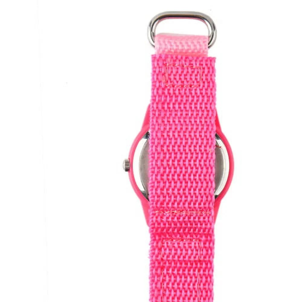 Girls Acrylic Disney Time Watch Princess Teacher Strap Pink