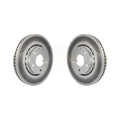 Rotors Pair For 6 Disc Mazda Brake Front CX-5 Coated KG-100374 3