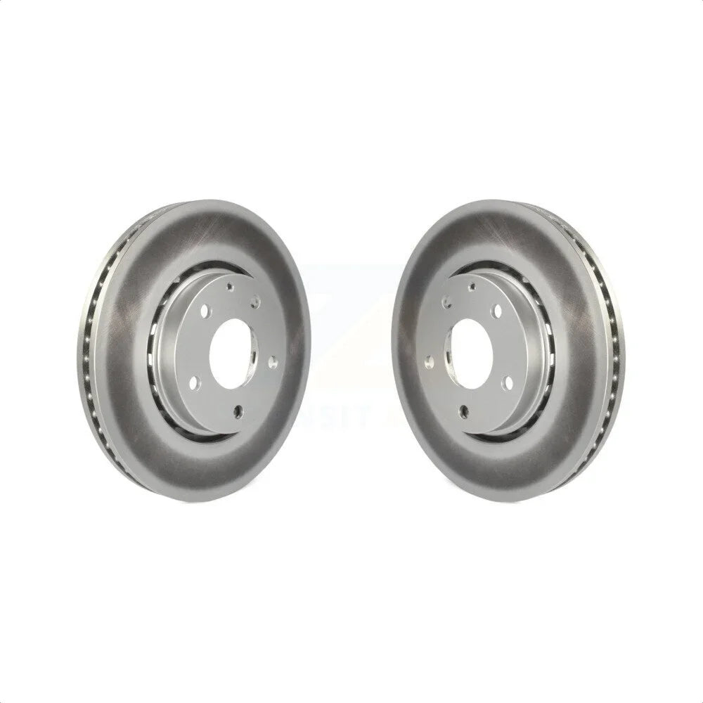 Rotors Pair For 6 Disc Mazda Brake Front CX-5 Coated KG-100374 3