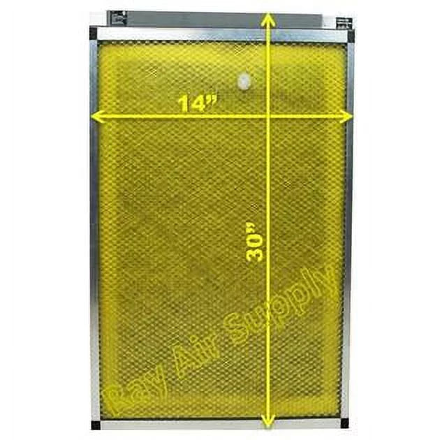 RayAir Filter Guard Supply MicroPower Pads Pack) 14x30 Cleaner (3 Replacement Air