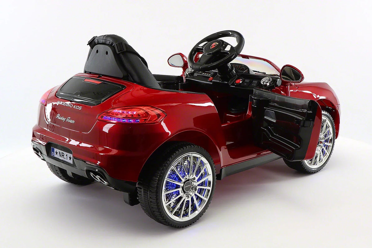 Roadster | 12V Electric Kids Red Ride-On R/C Car Remote Kiddie with Cherry Parental