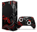 and with Console Wrap and Twisted XBOX Garden S 2020 Red (XBOX Skin the WraptorSkinz Series NOT INCLUDED) Controller Gray compatible