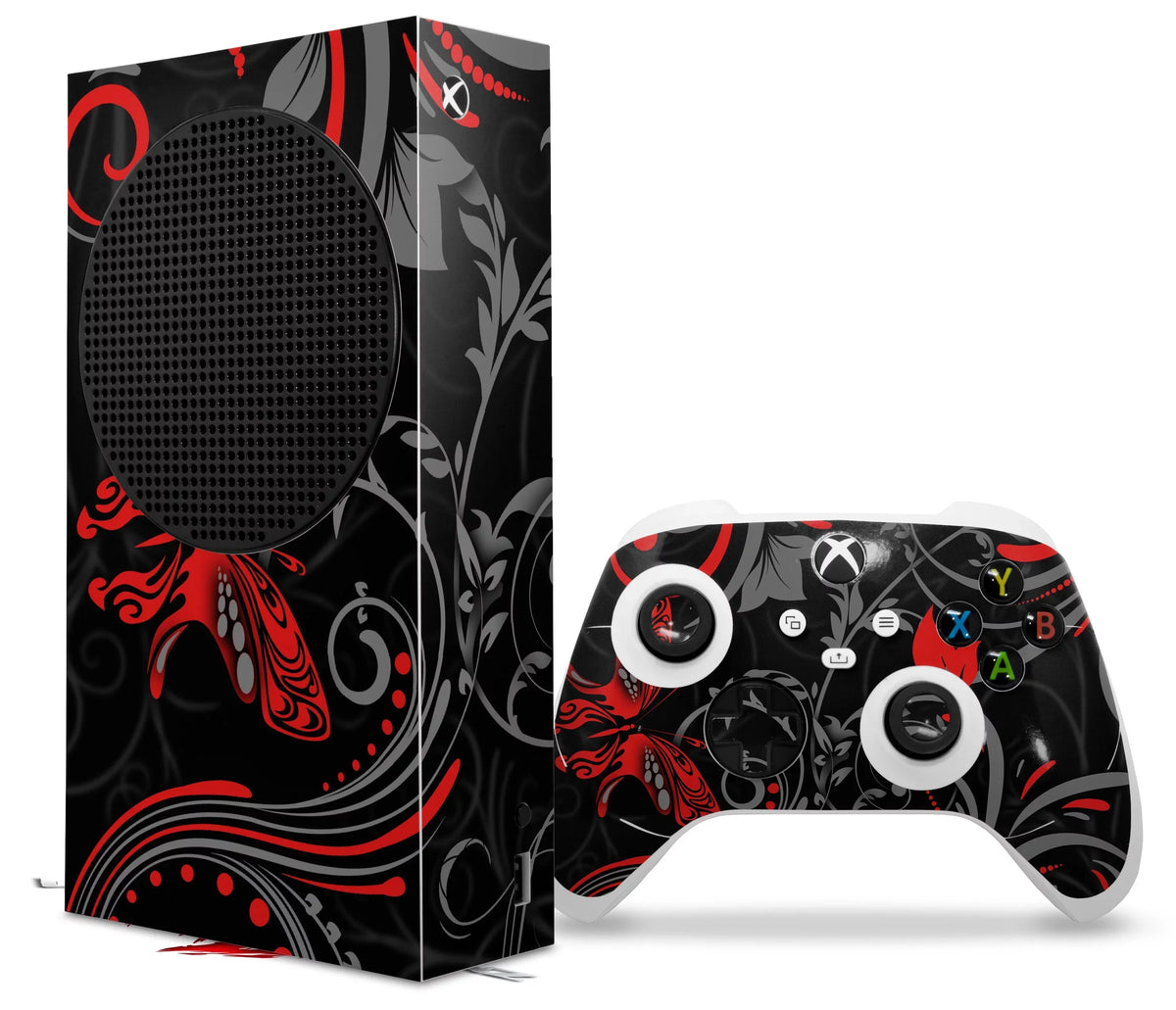 and with Console Wrap and Twisted XBOX Garden S 2020 Red (XBOX Skin the WraptorSkinz Series NOT INCLUDED) Controller Gray compatible