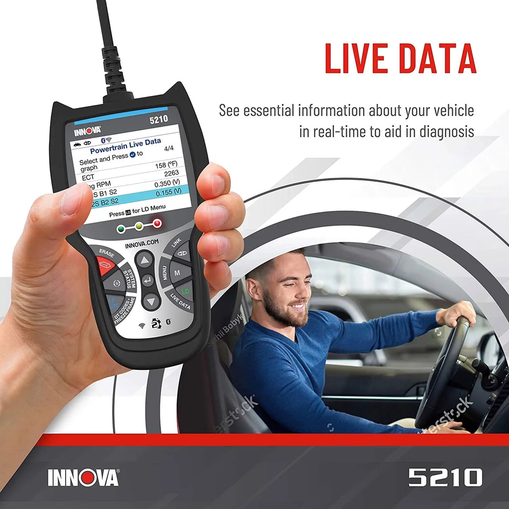 INNOVA 5210 Diagnostic Advisor Reader Code Bluetooth Automotive Tool CarScan