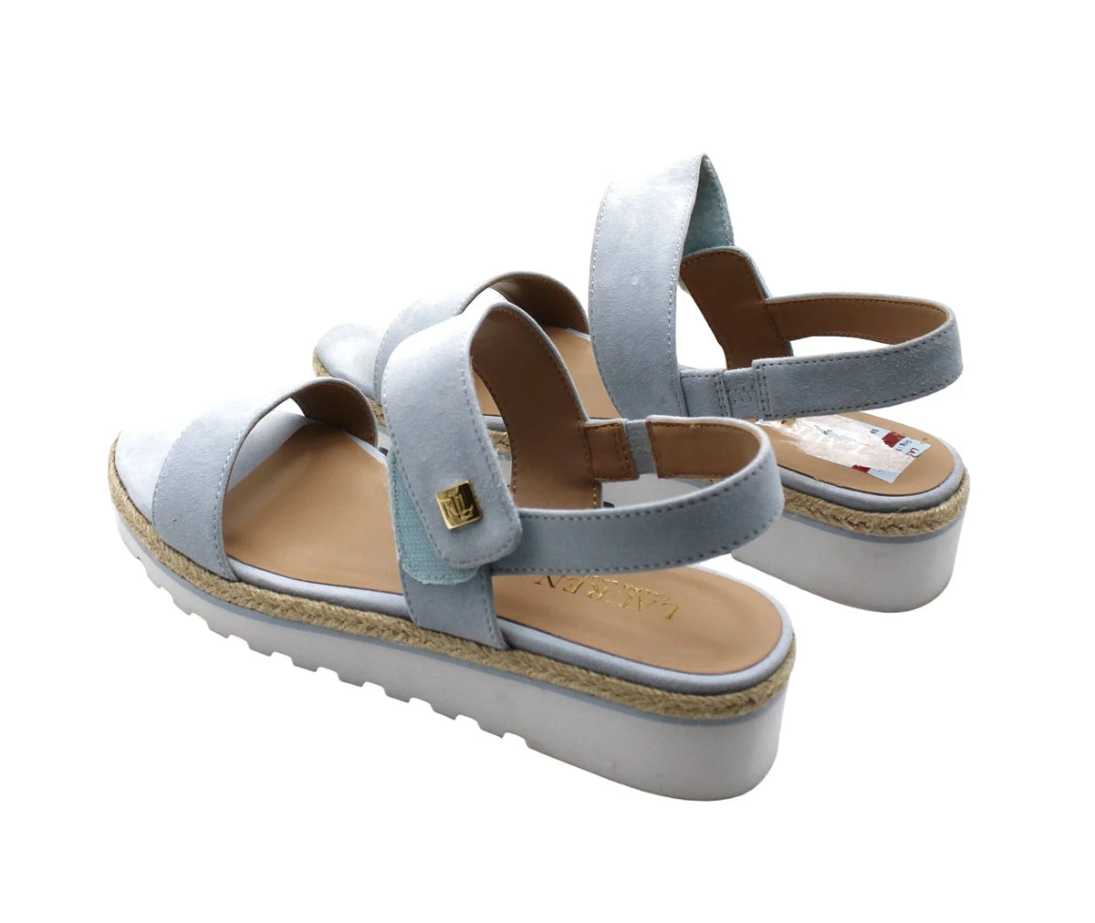 (Size Ralph 8.5 Lauren US) Jewelle Lauren Wedge Sandals