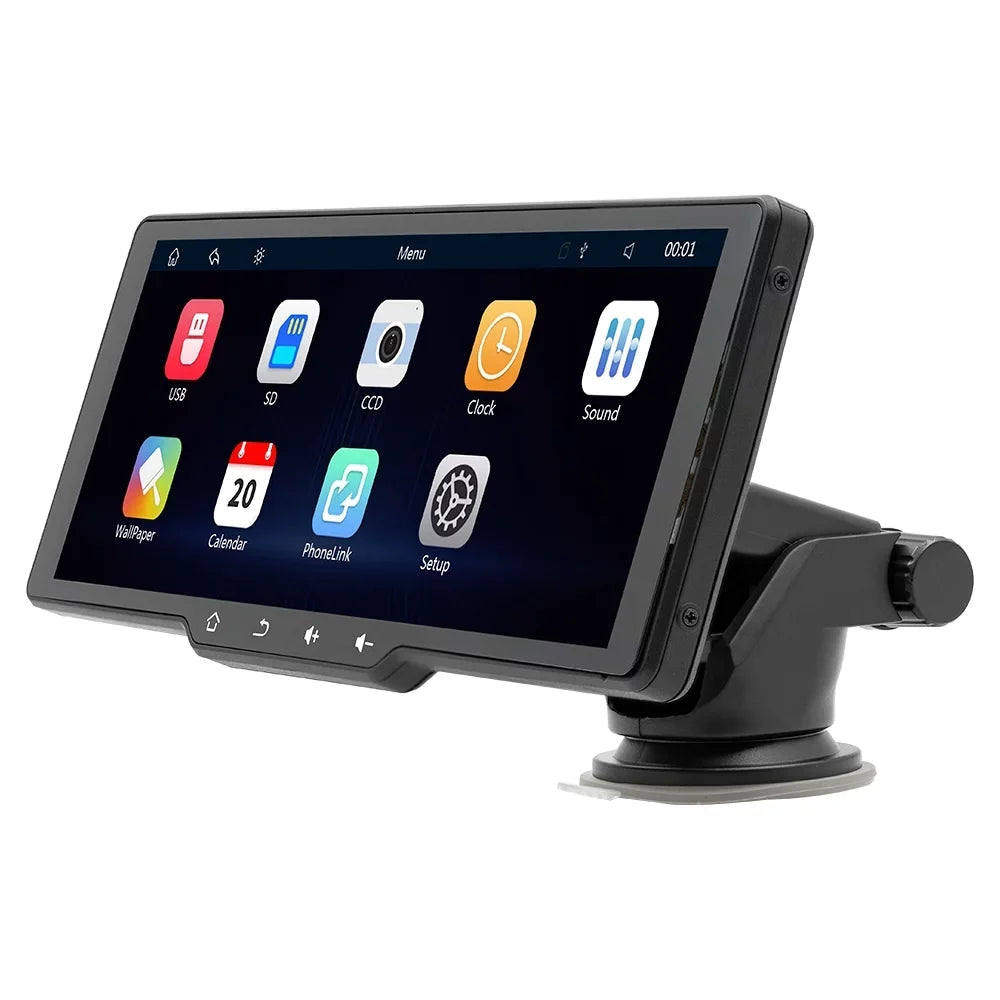 language ammoon Car Player Video Camera Wireless Recorder, Multi CarPlay Portable Car Camcorder, Car Auto with Support