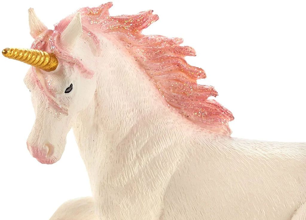Fantasy (Pink) Painted Replica Unicorn Realistic Hand MOJO Figurine Toy