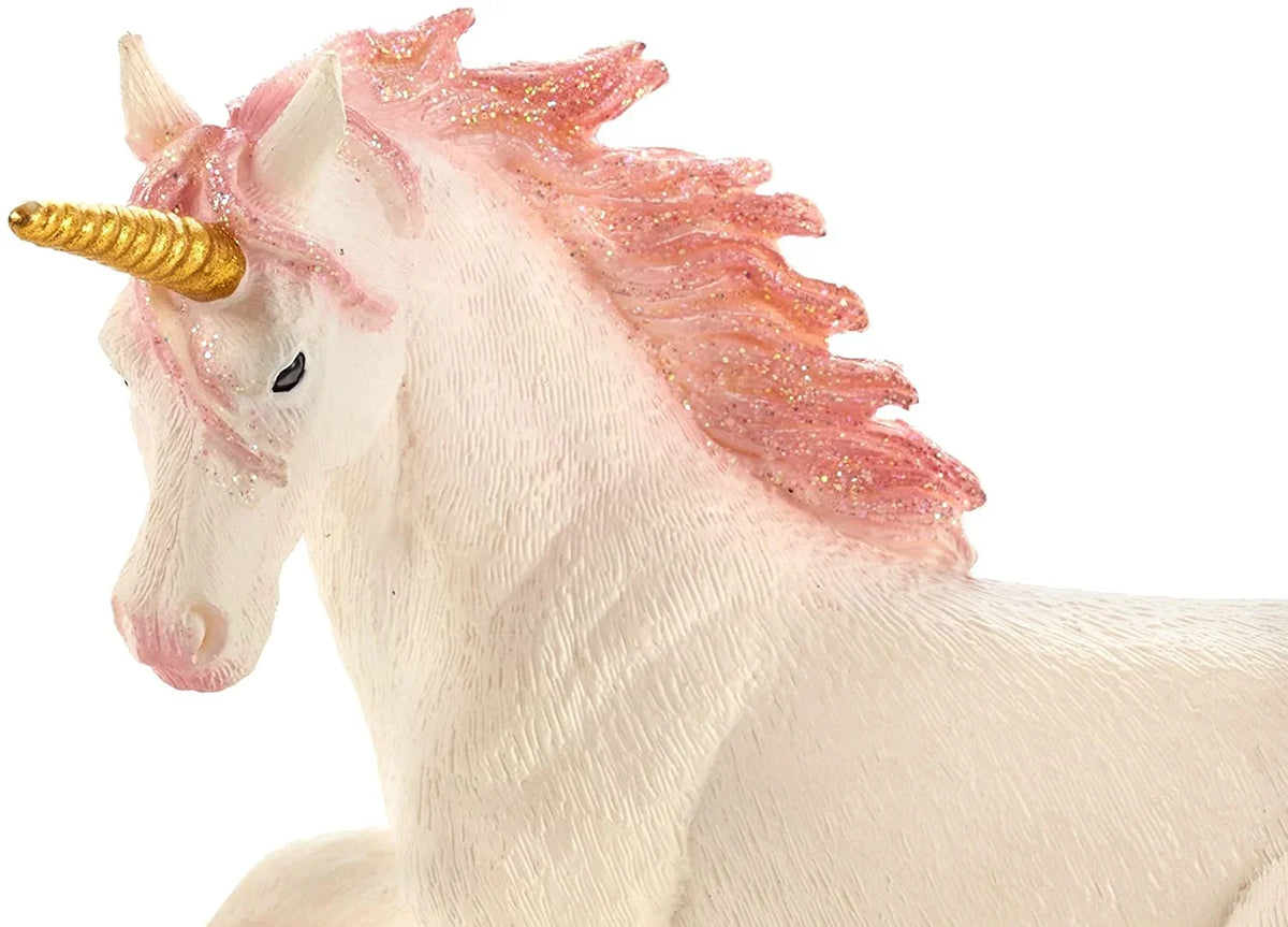 Fantasy (Pink) Painted Replica Unicorn Realistic Hand MOJO Figurine Toy