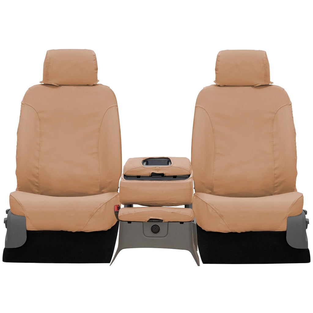 CAB, 2011-2012 Fit Polycotton F-150 SUPER 2013-2014 Cover Covercraft Seat Row for select: SeatSaver (Tan) - F150 Select F150 Fits Front Custom Models