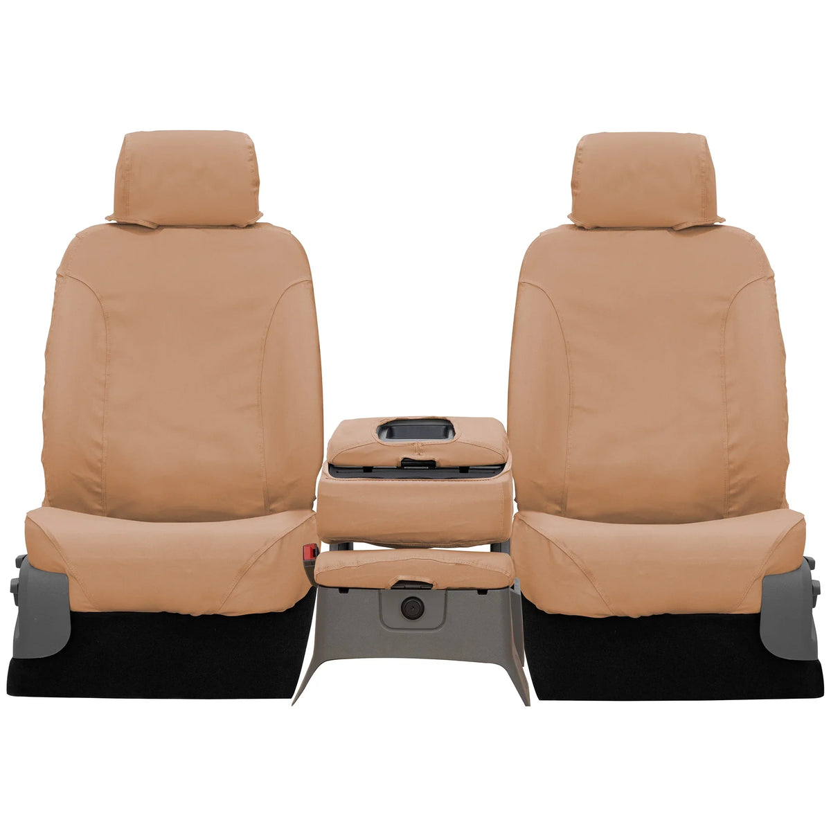 CAB, 2011-2012 Fit Polycotton F-150 SUPER 2013-2014 Cover Covercraft Seat Row for select: SeatSaver (Tan) - F150 Select F150 Fits Front Custom Models