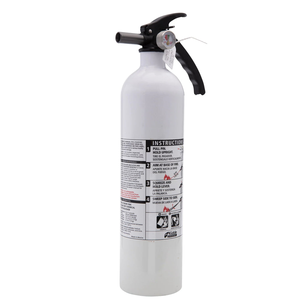 UL Rated Extinguisher, Model Fire Kidde Not Marine Rechargeable 10-B:C, KD82W-10BC,
