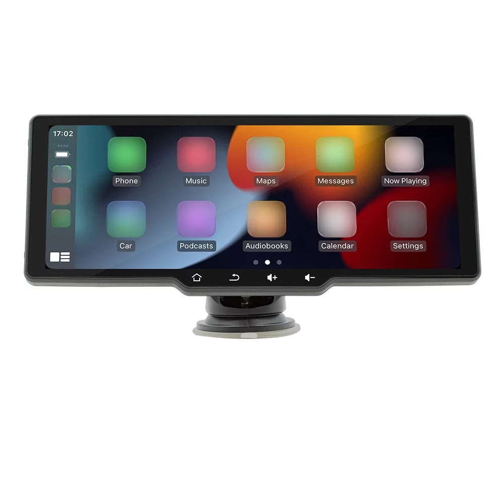 language ammoon Car Player Video Camera Wireless Recorder, Multi CarPlay Portable Car Camcorder, Car Auto with Support