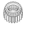 RAParts 5000- 4000 Fits 3610 Countershaft 3000 2000 Gear Coupling 3600 Sliding 4100 4200