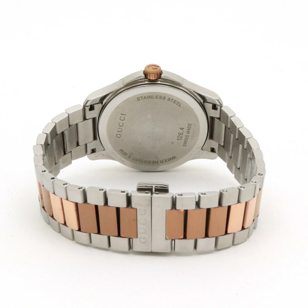 Men's Dial Quartz Watch 126.4 Collection YA126447 Date SS Silver Pre-Owned G PGPVD Timeless (Good)