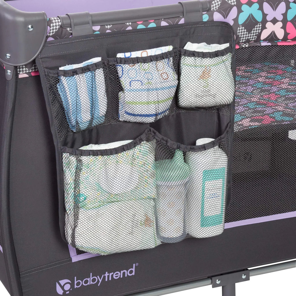 Portable Folding Infant Nursery with Sophia Bassinet, Center Trend Baby Trend-E