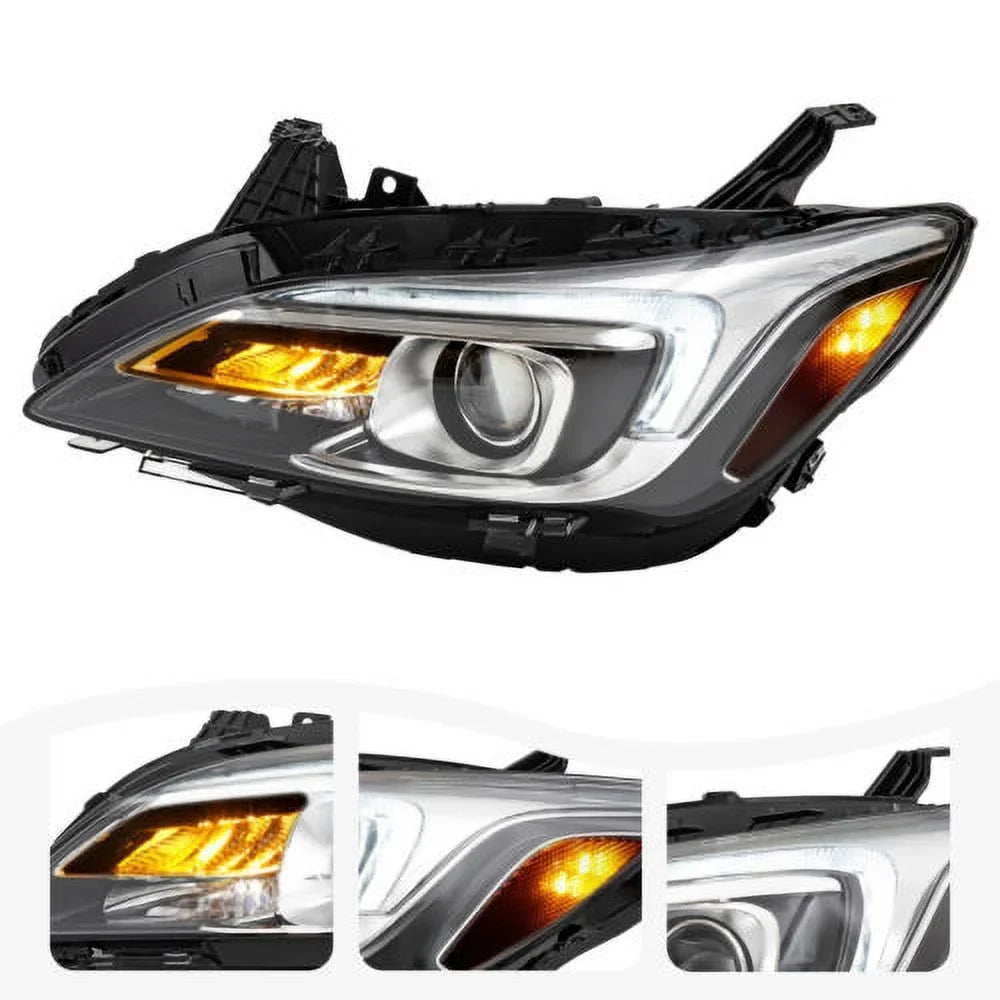 Headlight Xenon 2017 2019 DRL LED Lacrosse Buick Front Headlamp For 2018 Left Driver