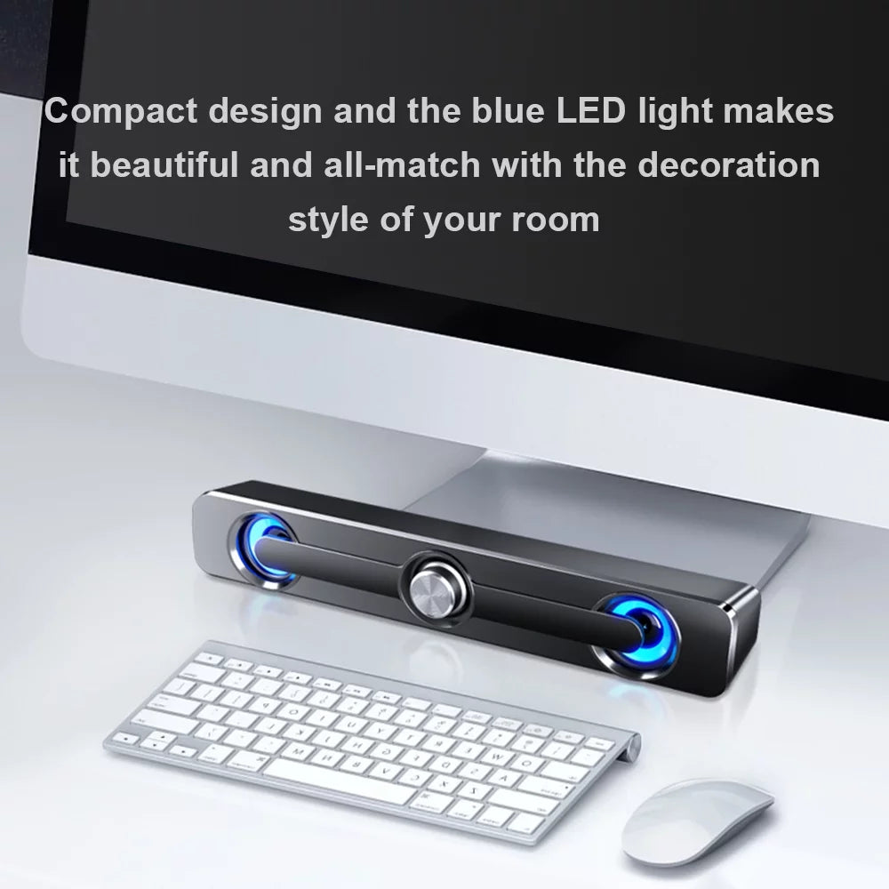 for Speaker Phone Tablet Bass MP4 Surround Computer Bar Laptop Box SADA USB Subwoofer PC MP3 Speaker Wired Sound Stereo Powerful V-111