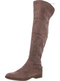 Toe Beige Zipper Lessah & Womens COMPANY Boots 6.5 Shoes Round Slip STYLE Resistant M Dress