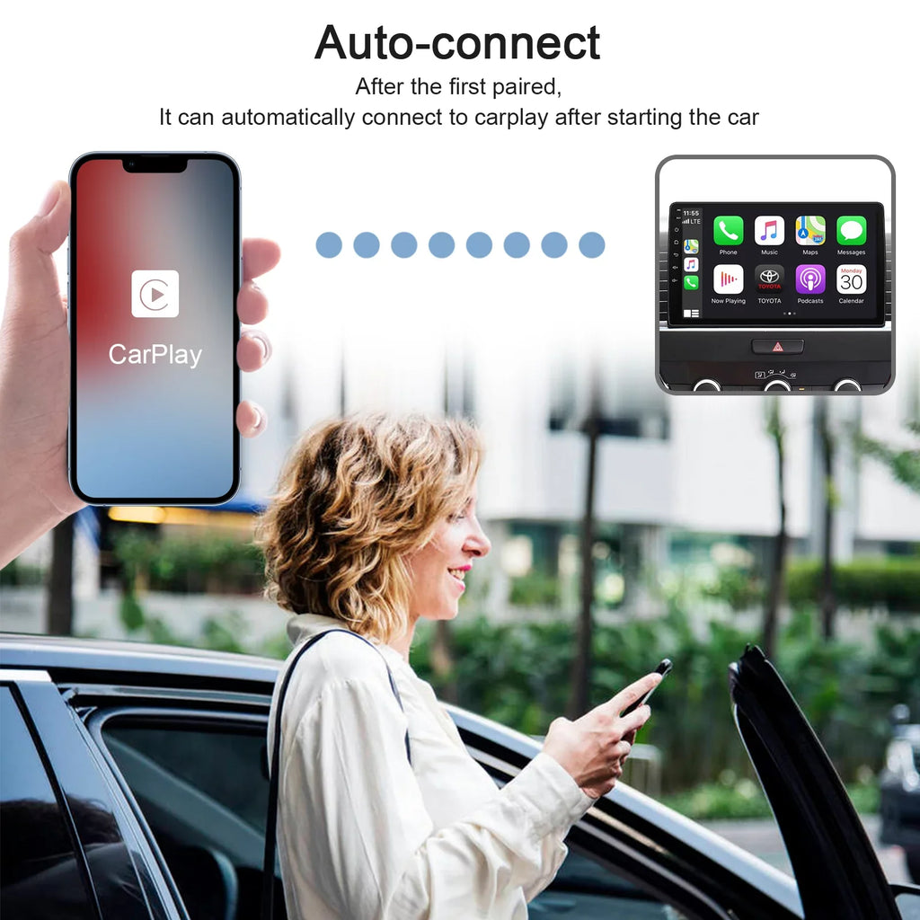 iPhone Player Adapter Wireless Car Carplay IOS Dongle Navigation Replacement for USB