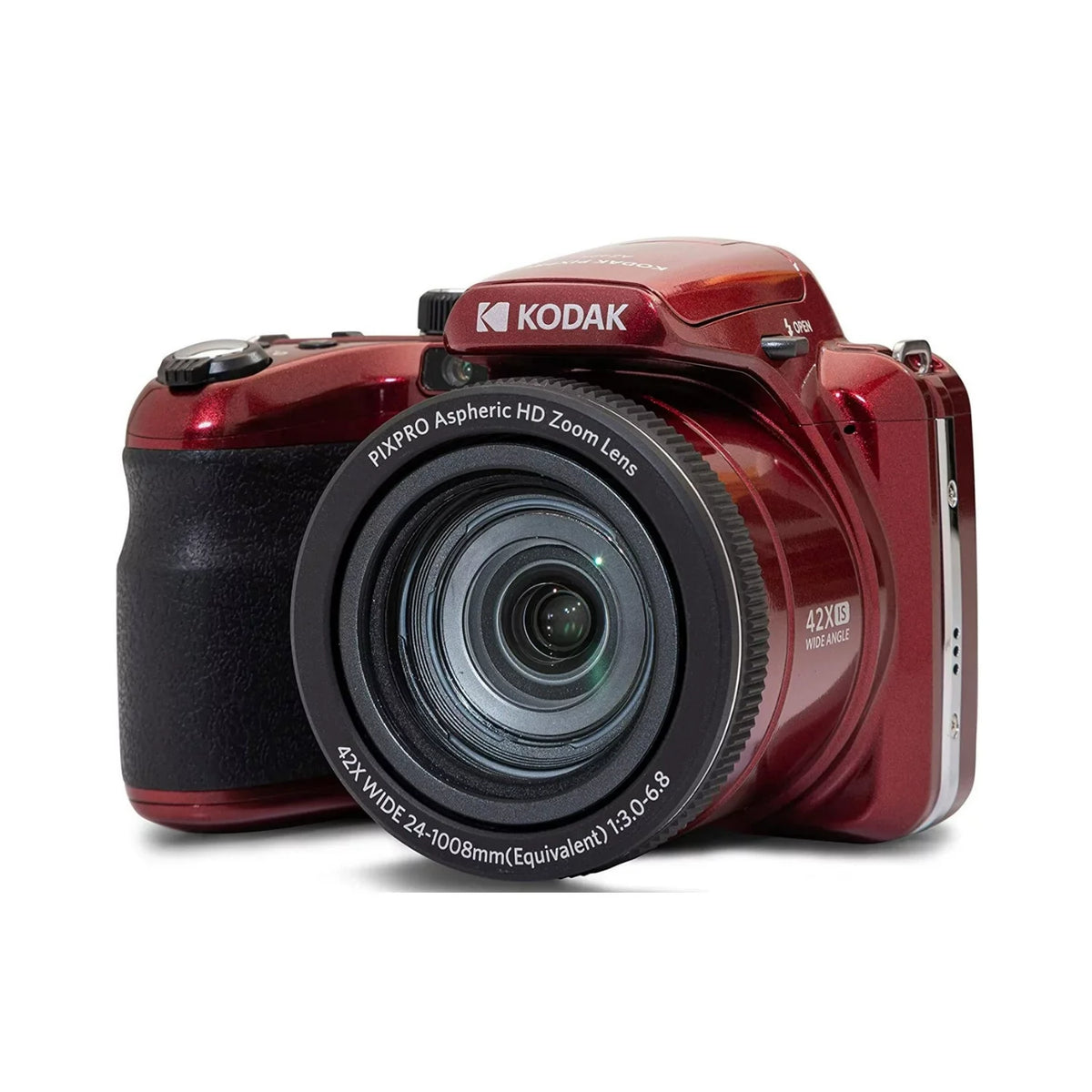 32GB PIXPRO and Zoom Battery with Camera Astro (Red) AZ425 Kodak Card