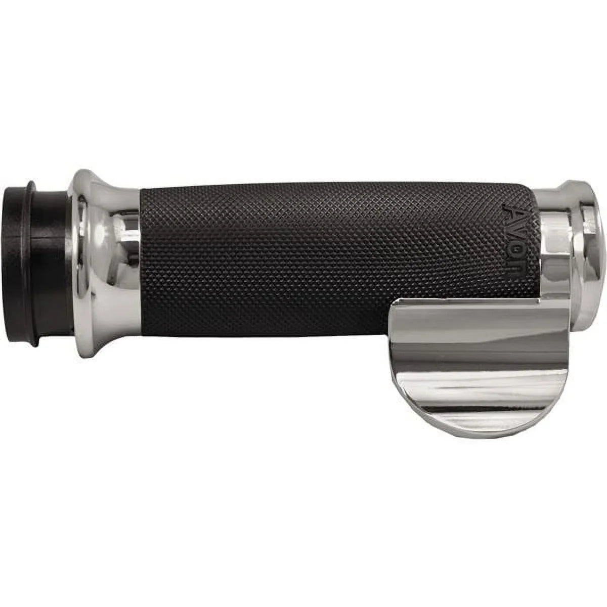 / Chrome Custom Contour Grips Boss CC-85-CH-BO-FLY; F-B-W Avon Throttle W Grips