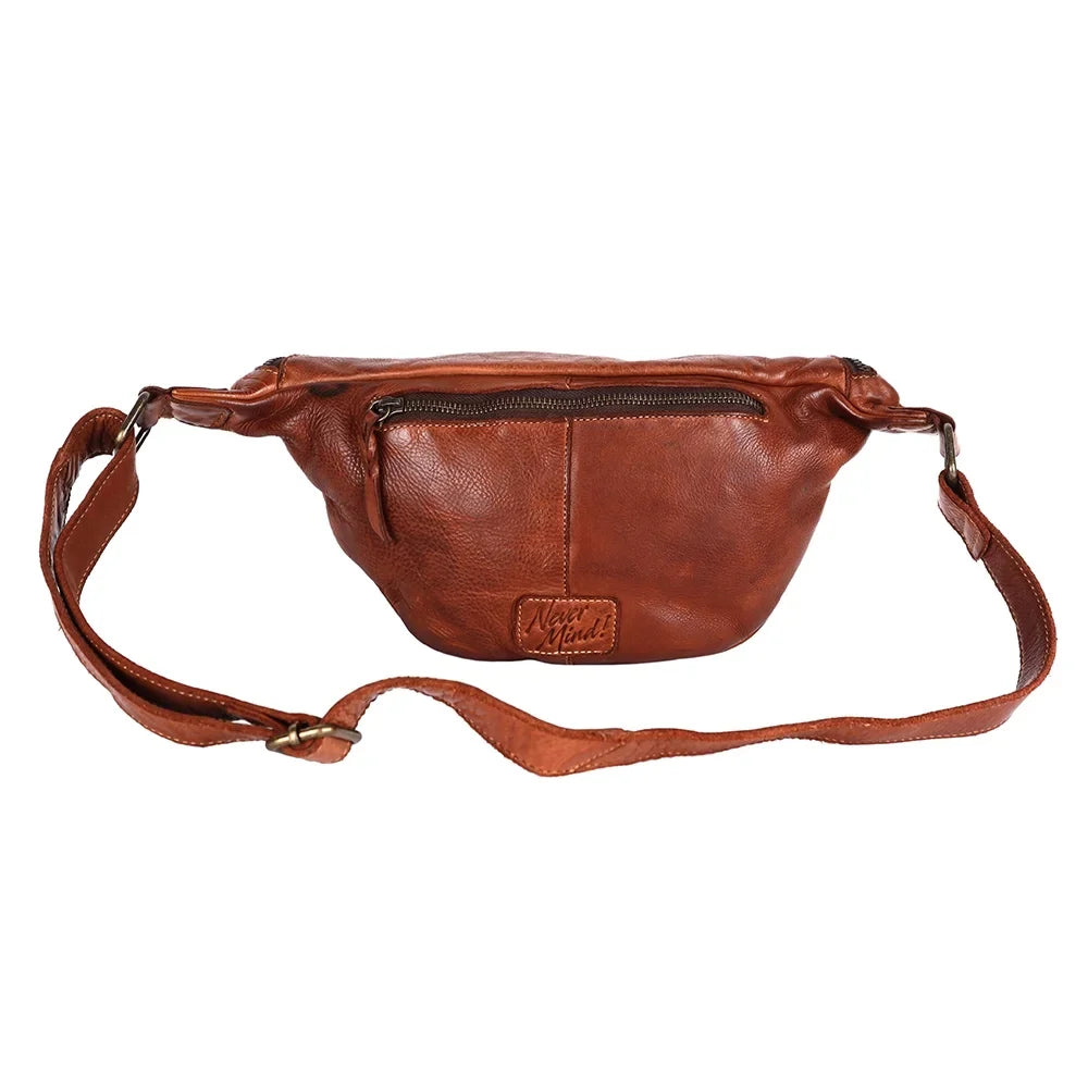Pack Handbag Western Nmbgm153 Mind Fanny Cowhide Handmade Vintage Purse Genuine Bag Leather NM Women Never