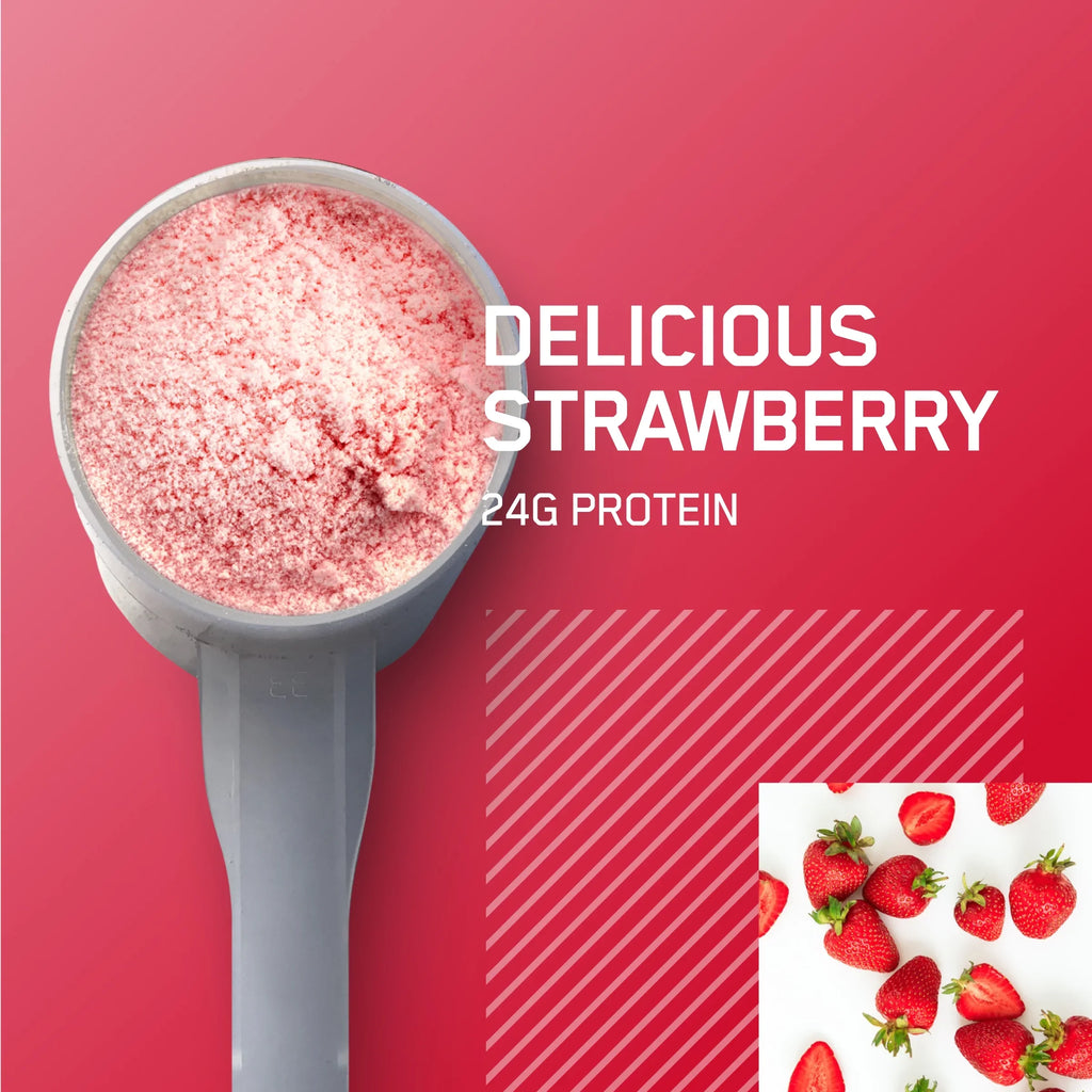 lb, Delicious Standard Protein Servings Nutrition, Gold Strawberry, Optimum Whey 73 100% 5 Powder,