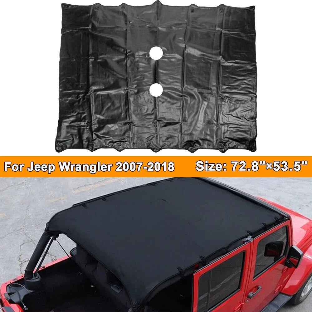 Ultimate JKU Jeep - JK Wrangler Protector NEW Sun for Sunshade Premium Leather 07-18 Protection