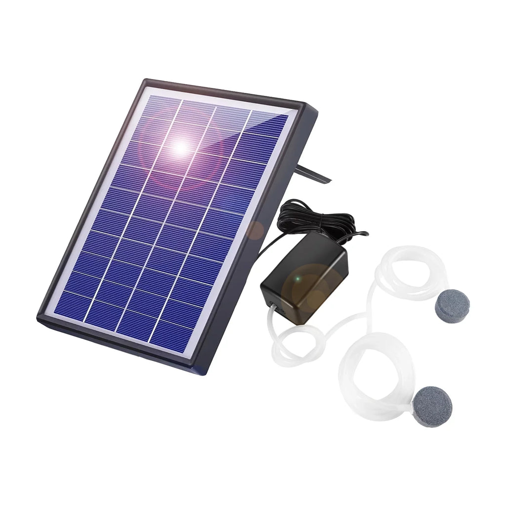 Air Bubble Fish Pond Pipe 2 Pump Oxygenation Pipe Aerator 2 Air With 2 Huiop Solar With pump,6w Bubble Air 2 Leeofty Aerator Pump Pump Dsfen Pool Fish Pump Solar With
