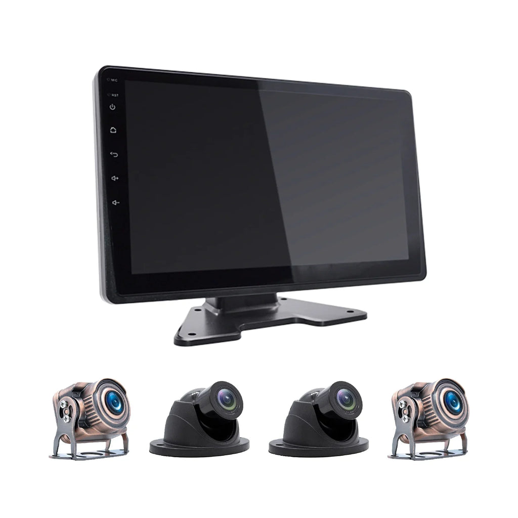 Bus for Driving Touch 10.1"Monitor Video RV Camera Screen Truck GPS Recorder DVR