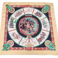 multicolor TRAIT Pre-Owned silk CHEVAIIX Carre (Good) Hermes 90 scarf DE ladies HERMES