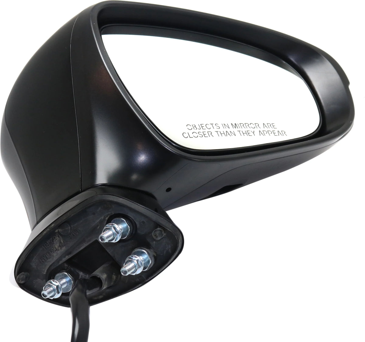 Side CT200h Light Passenger Heated Lexus With Compatible Mirror Kool-Vue Textured Signal 2014-2017 In-housing Right Black