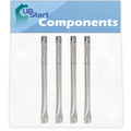 Pipe Gas Parts Barbeque Compatible Stainless 4-Pack - Steel BBQ Burner Replacement Grill Tube Burners 810-7451-F for Charmglow