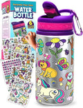 LADYBUG Little 6 DIY - 6 Decorate Crafts Girl, for Girls Your Own 6-8, Kits Ages Fun Age Gift Old Kids for Cool Birthday + Bottle for Girl PURPLE and Water Year Arts Gifts -