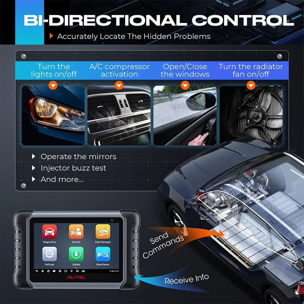 System Car MP808BT/ Active MP808/ Upgraded 36+ Service, ECU MP808S Autel Coding, of MaxiPRO Test, All Diagnostic Tool Scanner Scan MK808 Diagnostics
