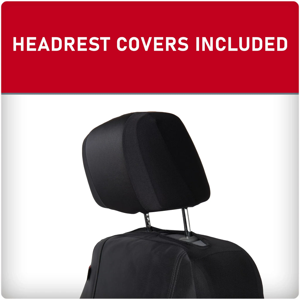 SUV Fit Covers, from Puncture-Resistant Pets, Seat 2-Piece Car, Protect Universal Truck, Black Dickies Front