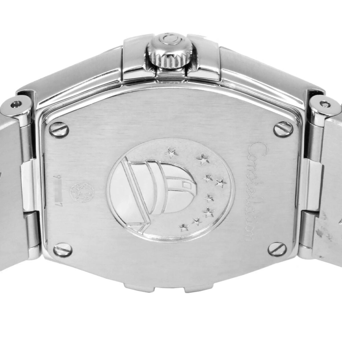 Watch 123.10.24.60.51.001 12P Women's Diamond Omega Black OMEGA Constellation (Good) SS Quartz Dial Index Pre-Owned