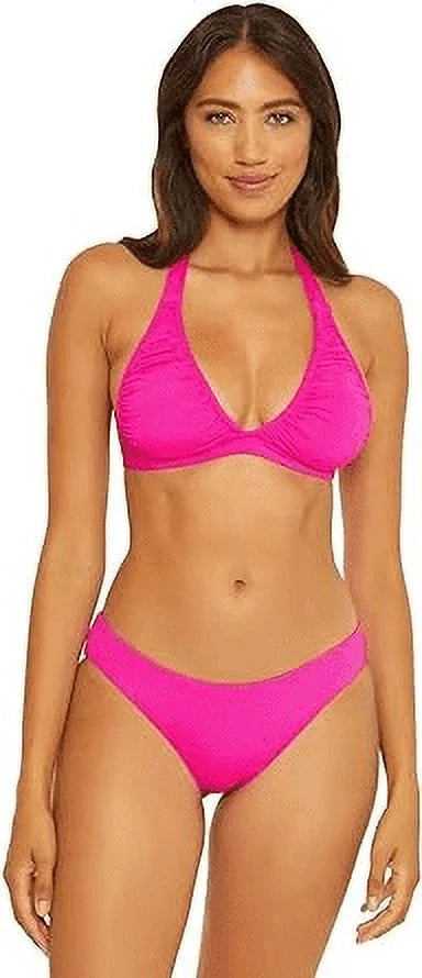 FLAMBE Rebecca Bikini Virtue US Large Halter Becca Top, Swim by PINK Santorini