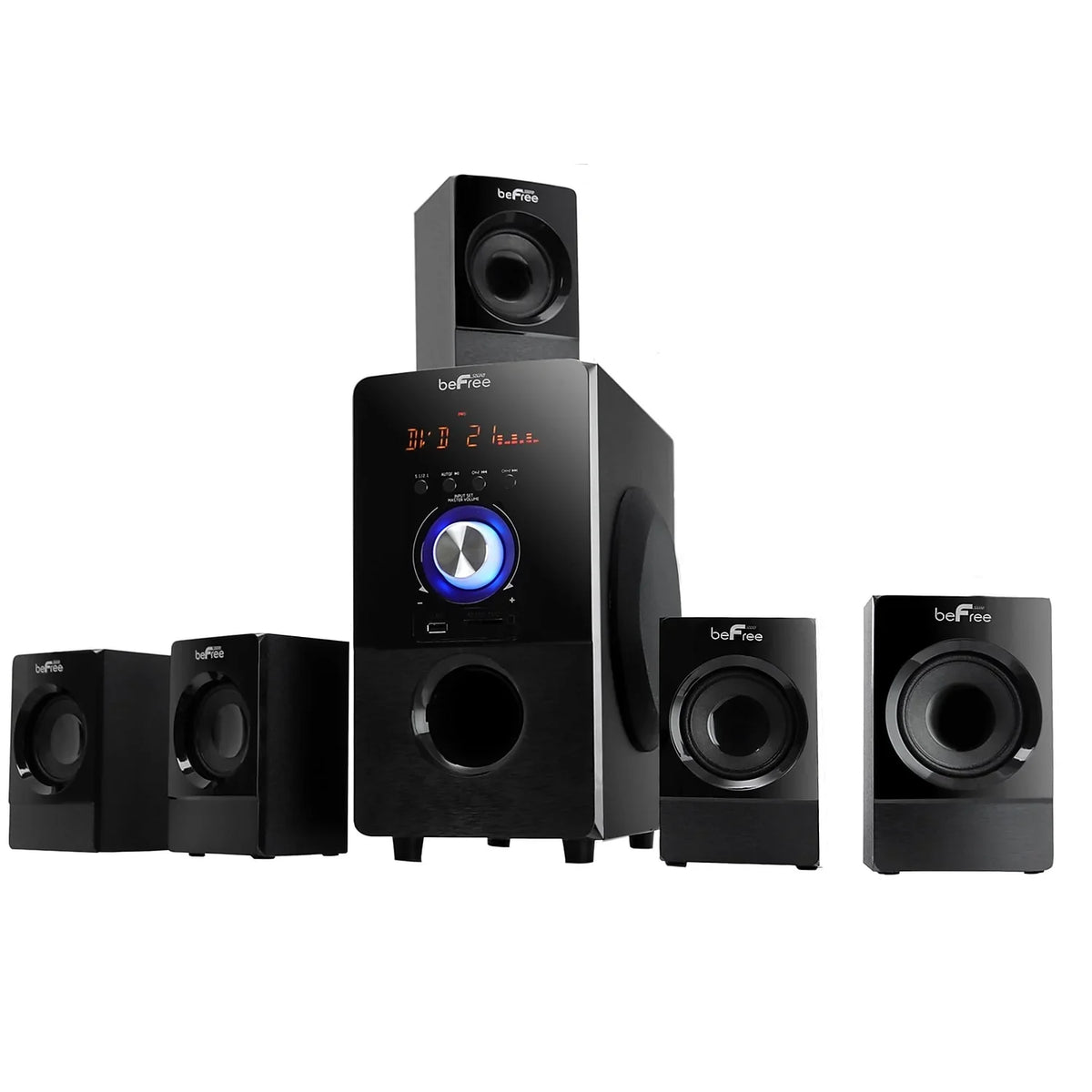 beFree 80 Channel (93695498M) 93695498M W Sound Sound Speaker Surround Black 5.1