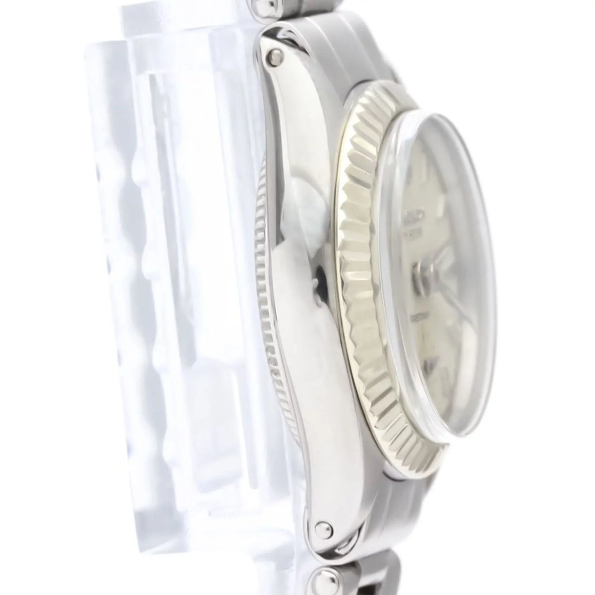 Watch BF551892 Used White Precision Vintage Gold Mens Steel Hand-Winding Authenticated 6525
