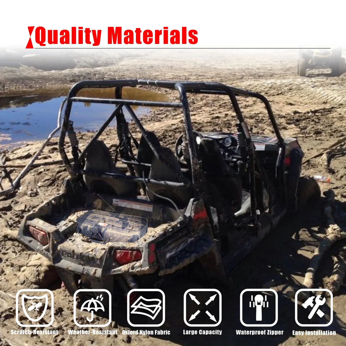 Wrench Tool Travel Roll Portable with Goldfire Universal UTV Tool Car Organizer Pouch Tool Bag Storage Storage for Kit Truck ATV