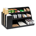 Black Bar, Organizer, Stirrers, Kitchen, Reader Coffee Cup Condiment Mind Station, Countertop and