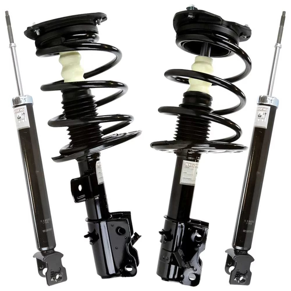 2013 FWD 2010 Springs Altima Strut for 2008 Shock Set 2009 Front & Rear 2012 4 Complete Nissan of 2.5L Coil AutoShack 2007 CST100323-KS639 Kit Absorbers and Replacement 2011