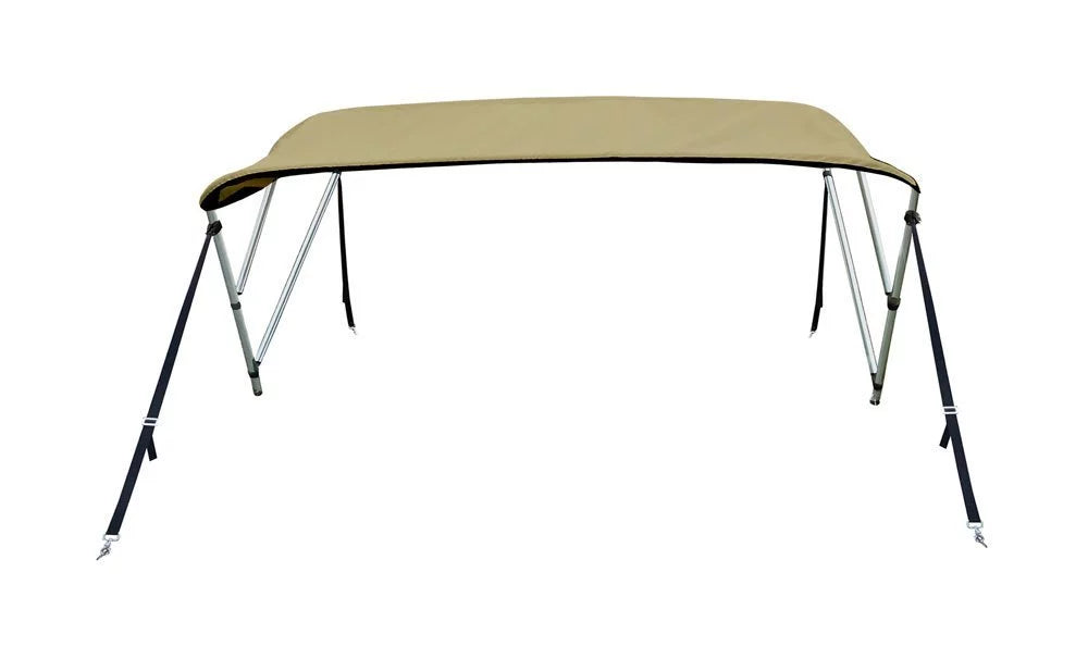 W 3 84" - High Bimini Cover ft. 6' BEIGE Top 36" Boat Bow 79" x L